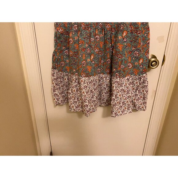 Universal Thread Dress Prarie Boho~Cotton Dress Size M - Picture 7 of 16